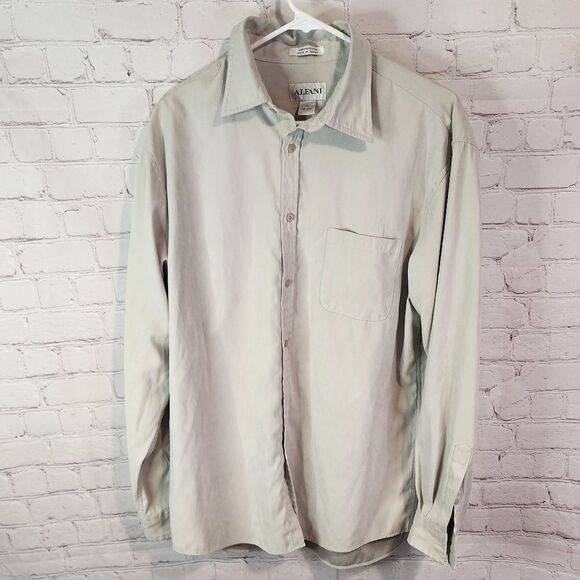 Men's Alfani longsleeve button-down shirt size, Large - Picture 1 of 3